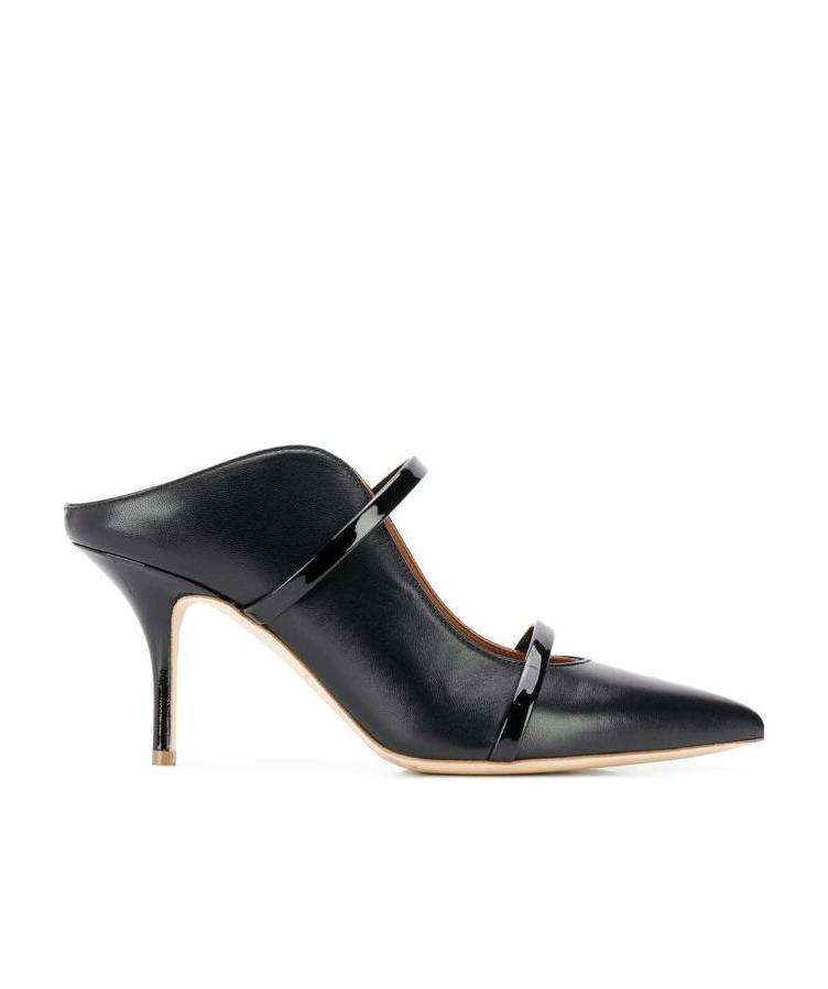 Malone Souliers Black Maureen Muller Heels