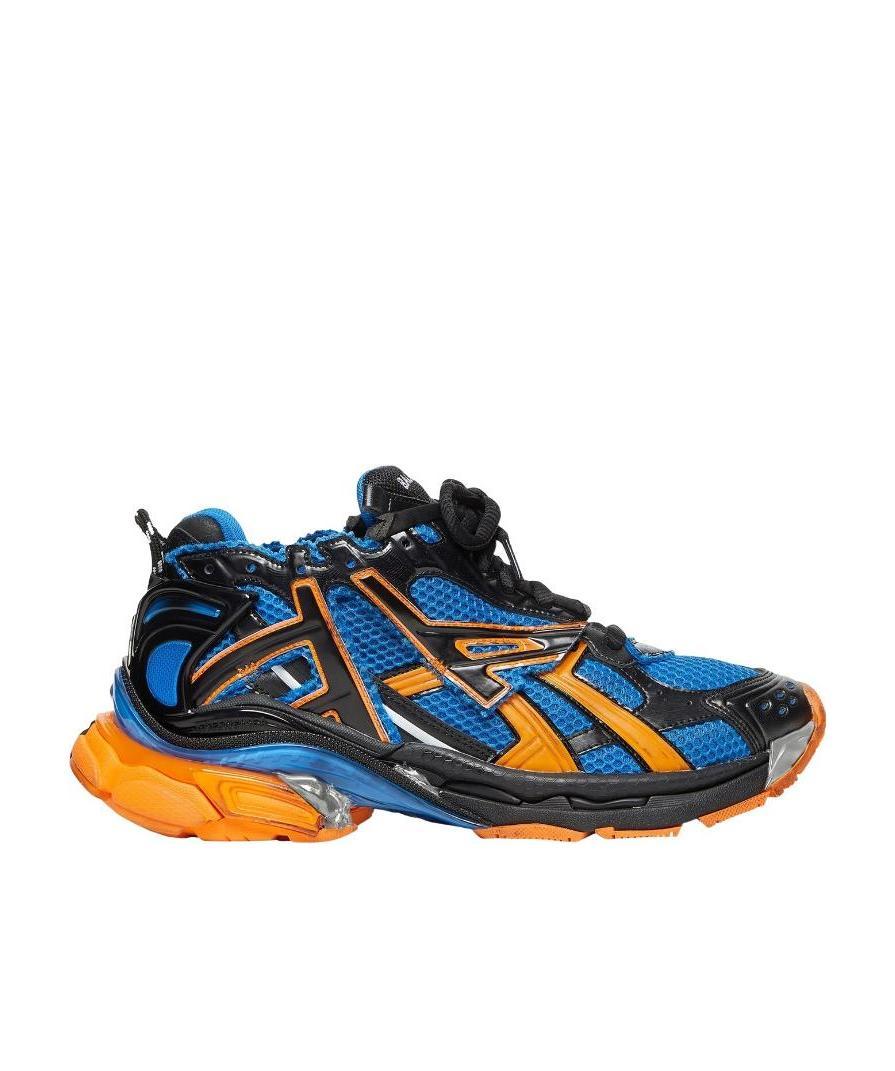 Shop Balenciaga Sneakers Runner Da Uomo In Blu In Black