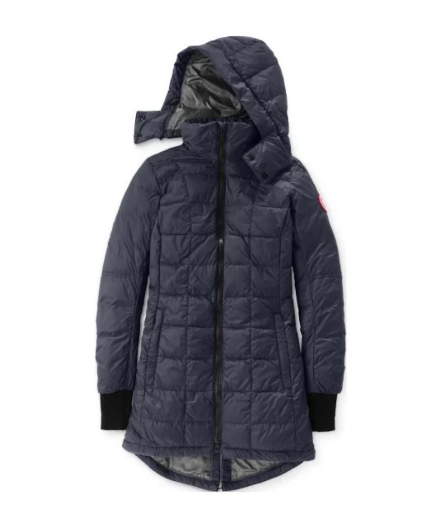 Canada Goose Mystique Parka Coat In Black