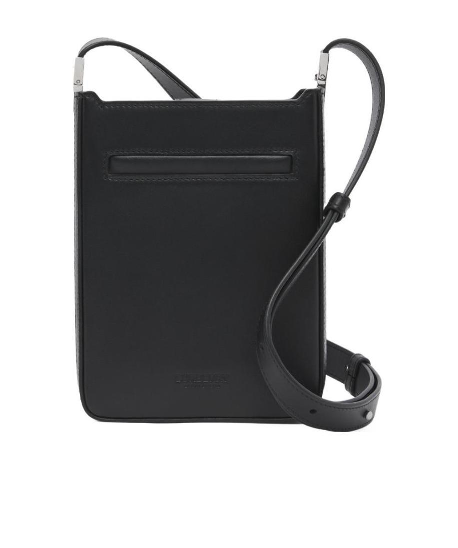 Burberry Mini Olympia Leather Crossbody Bag In Black