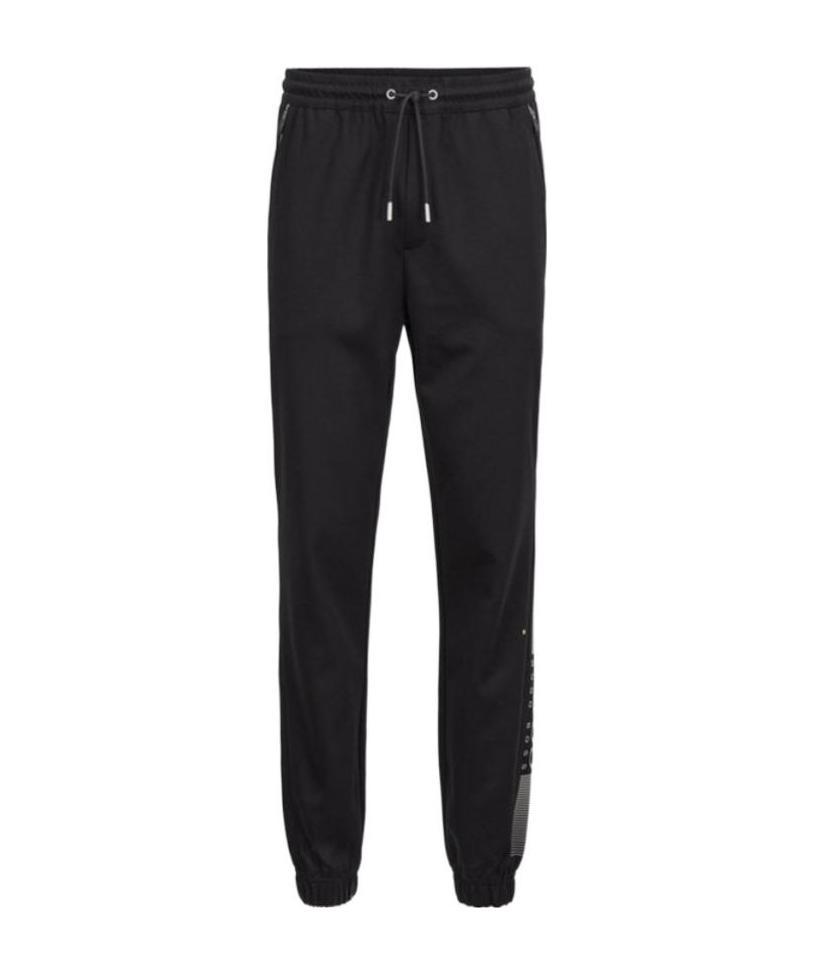 Shop Hugo Boss Logo Sweatpants In Black