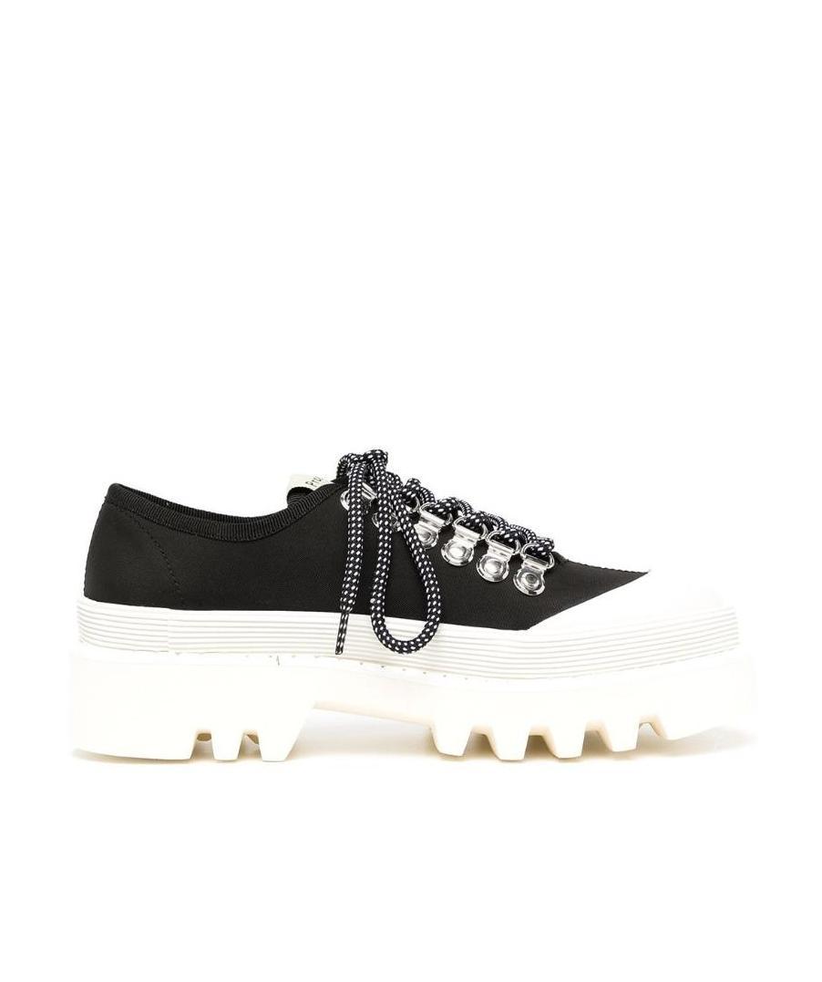 Proenza Schouler Black Sports Shoes With Thick Soles And Low Uppers In Black