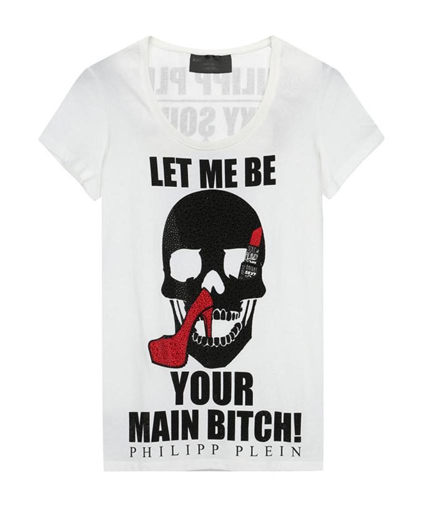 Philipp Plein Logo Details T-shirt In White
