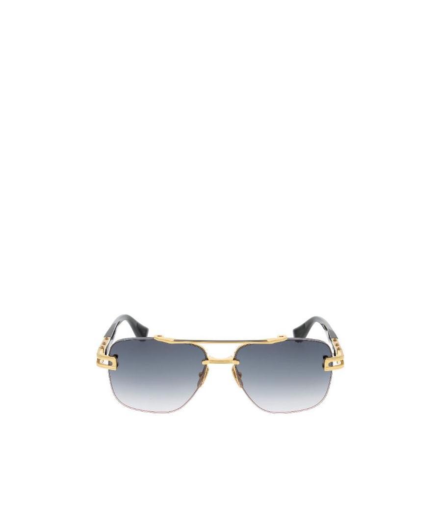 Dita Eyewear Grand Evo Aviator Sunglasses In Gray