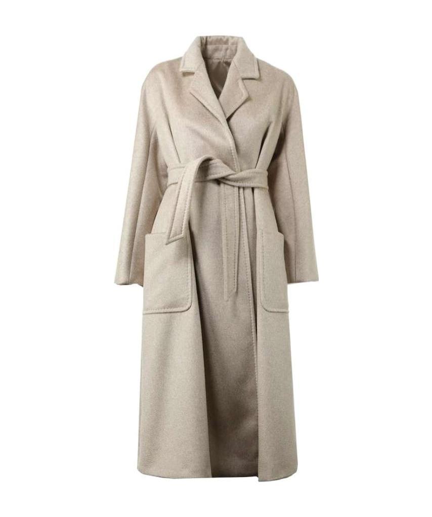 Max Mara Double-sided Ludmilla Icon Coat In Gray