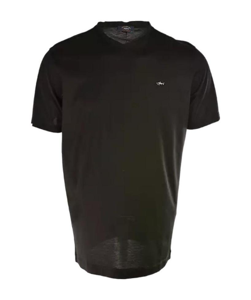 Shop Paul & Shark Short-sleeved Logo T-shirt In Black