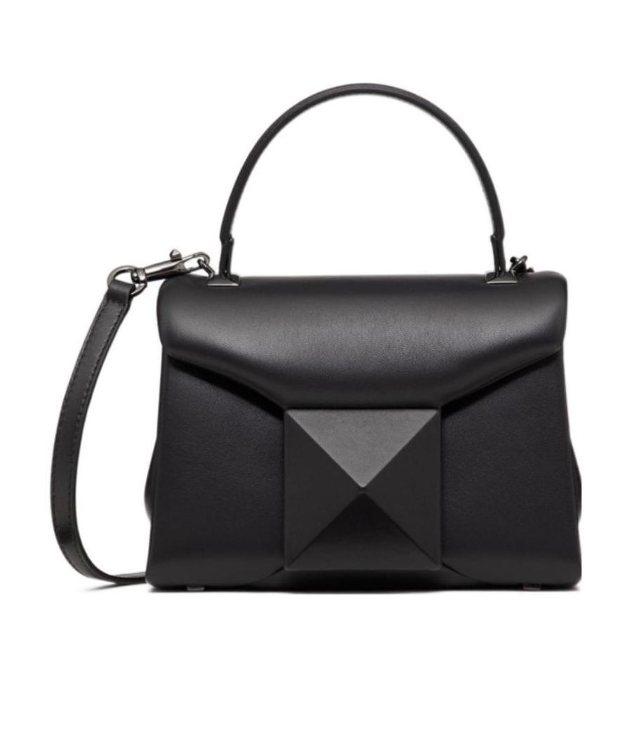 Valentino One Stud Mini Tote Bag In Black