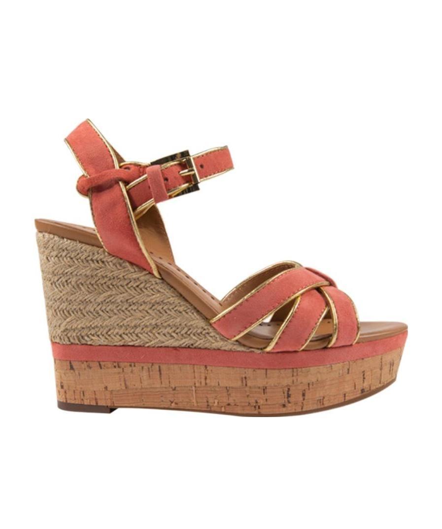 Ash Logo Sloping Heels In Brown