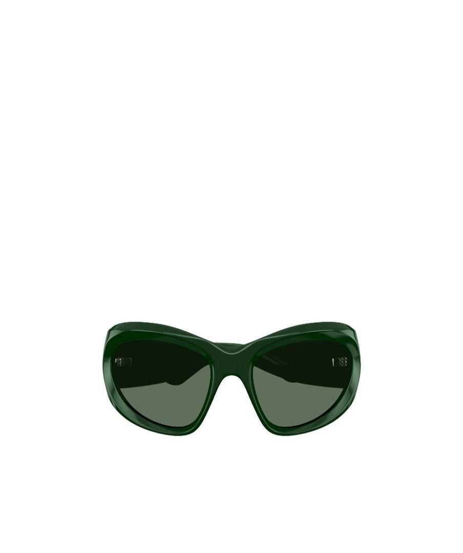 Balenciaga Gradient-lens Cat-eye Sunglasses In Green