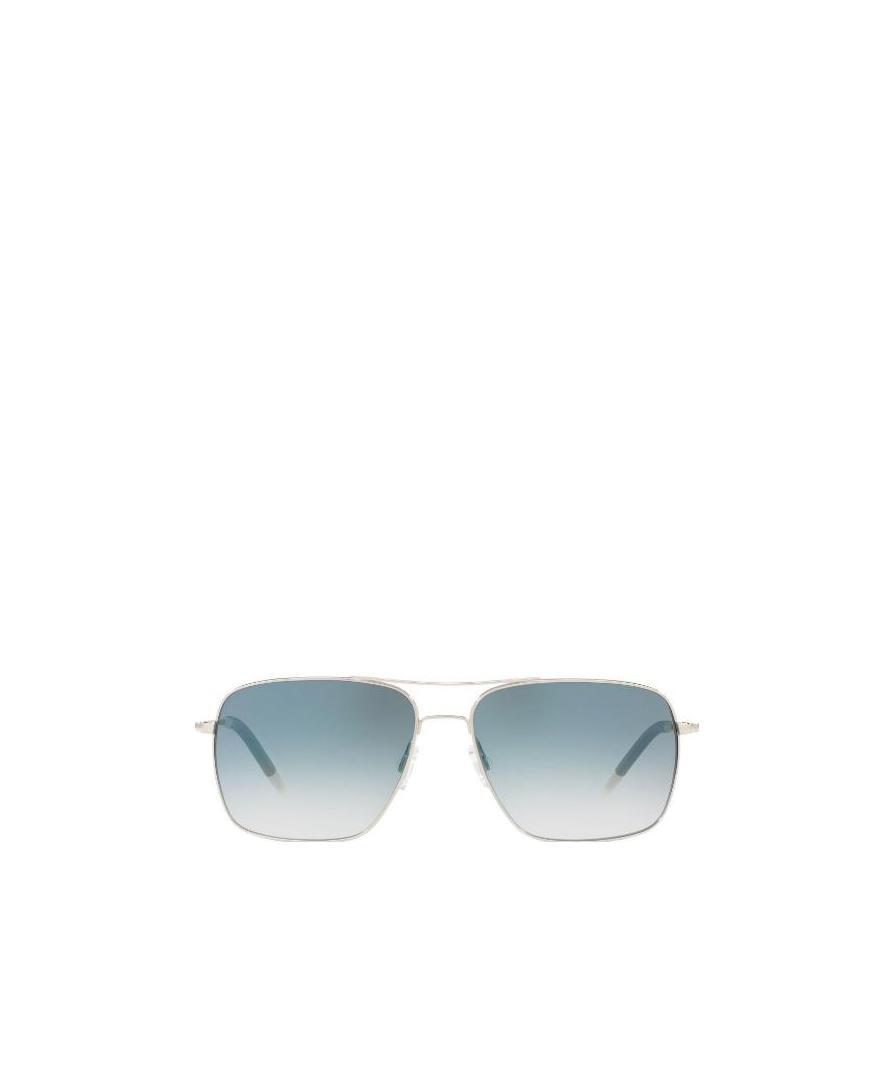 Oliver Peoples Clifton Ov1150s 50363f Navigator Sunglasses In Blue