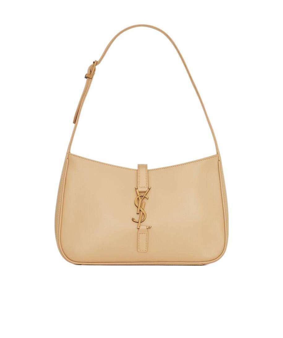 Saint Laurent Le 5 À 7 Hobo Bag In Smooth Leather In Nude