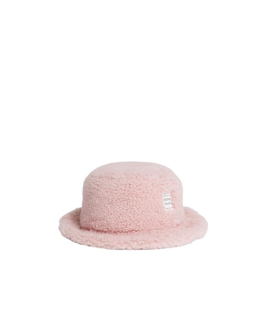 THOM BROWNE SHEARLING BUCKET HAT