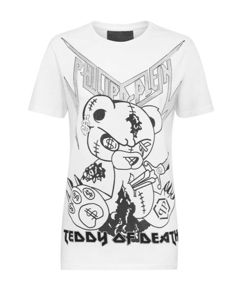 Philipp Plein Logo Details T-shirt In White