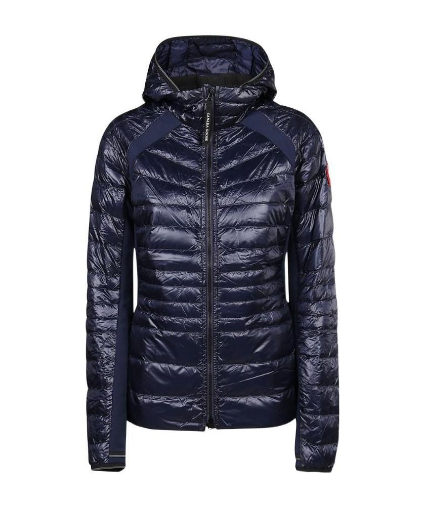 Canada Goose Padded Zip-up Down Jacket In Black
