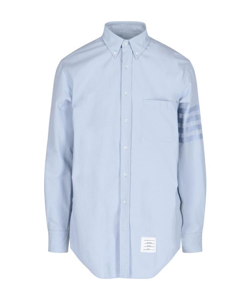 Thom Browne 'oxford Signature Striped Shirt In