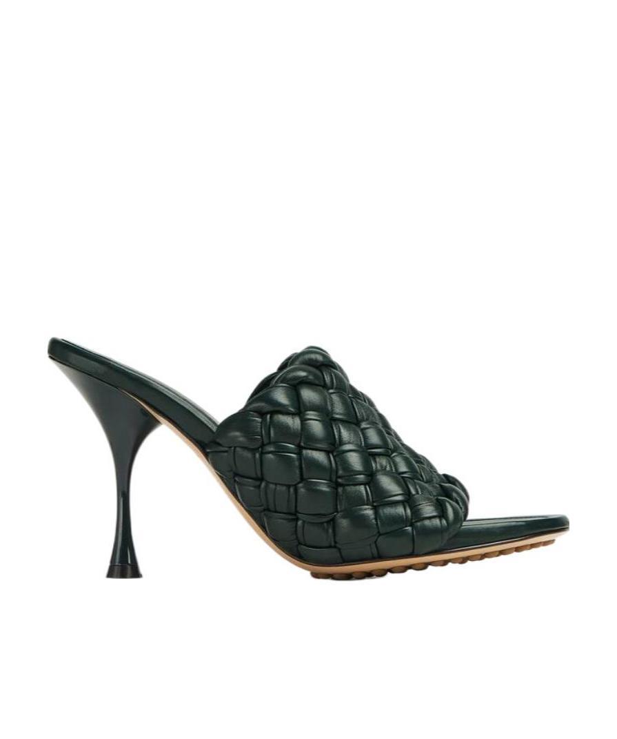 Bottega Veneta Women's Dot Wave Sandals In Green