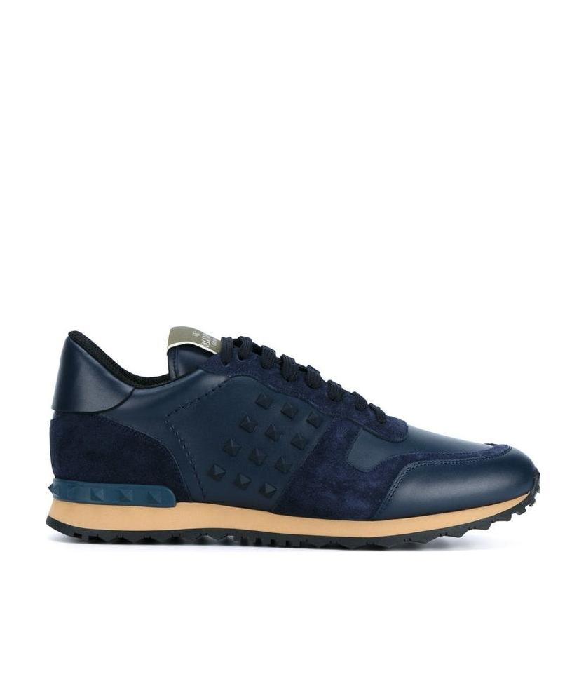 Valentino Garavani Rockrunner Sneakers In Blue