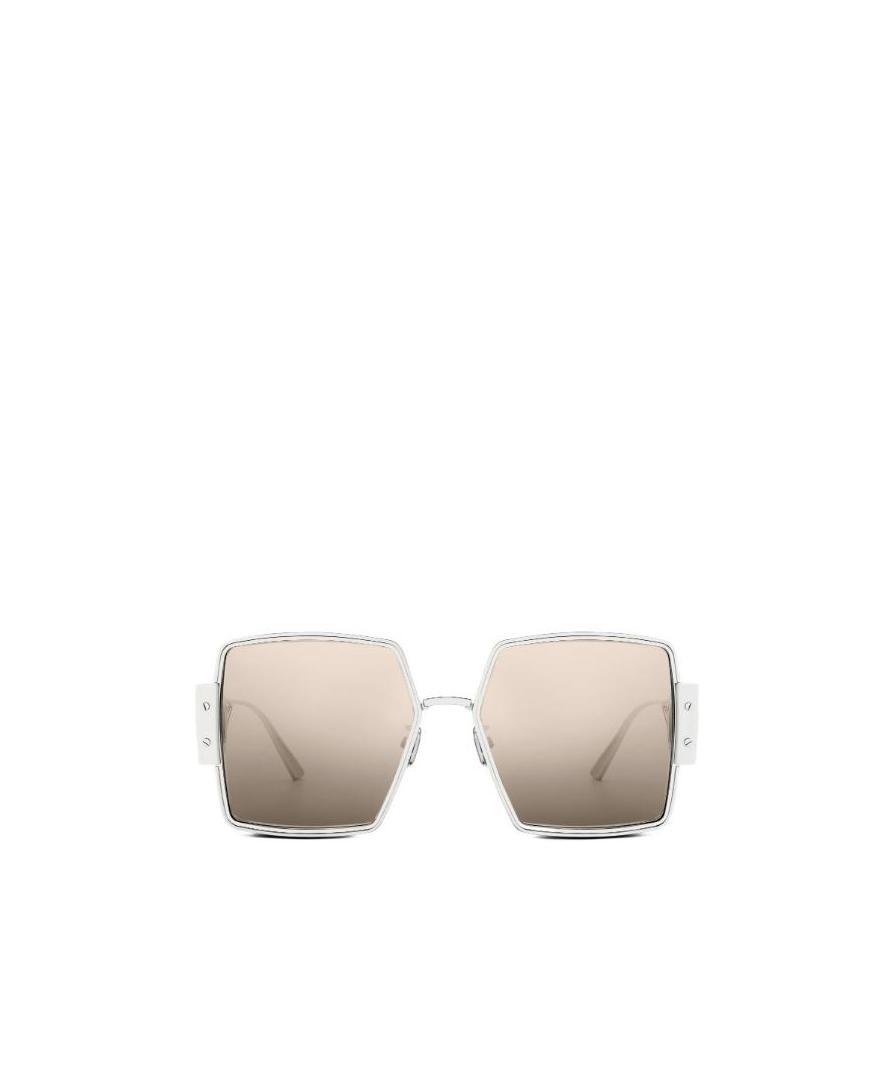 Dior Logo Square Sunglasses In Nude