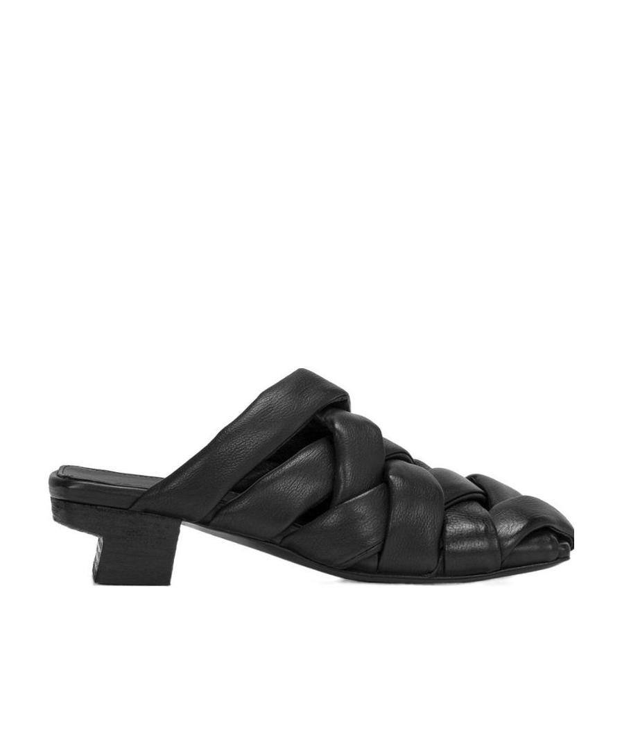 Marsèll Square Toe 40mm Sandals In Black