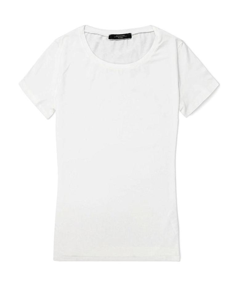 Weekend Max Mara T-shirt With Round Neck And Short Sleeves In White