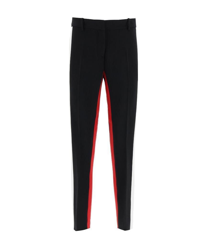 N°21 Crepe Straight-leg Trousers In Black