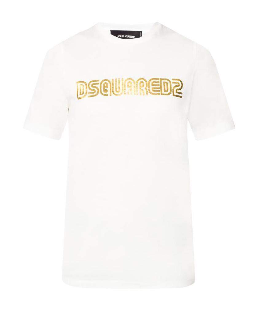 Dsquared2 Logo Details T-shirt In White