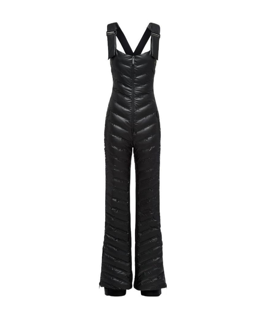 Prada Suspender Jumpsuit In Black