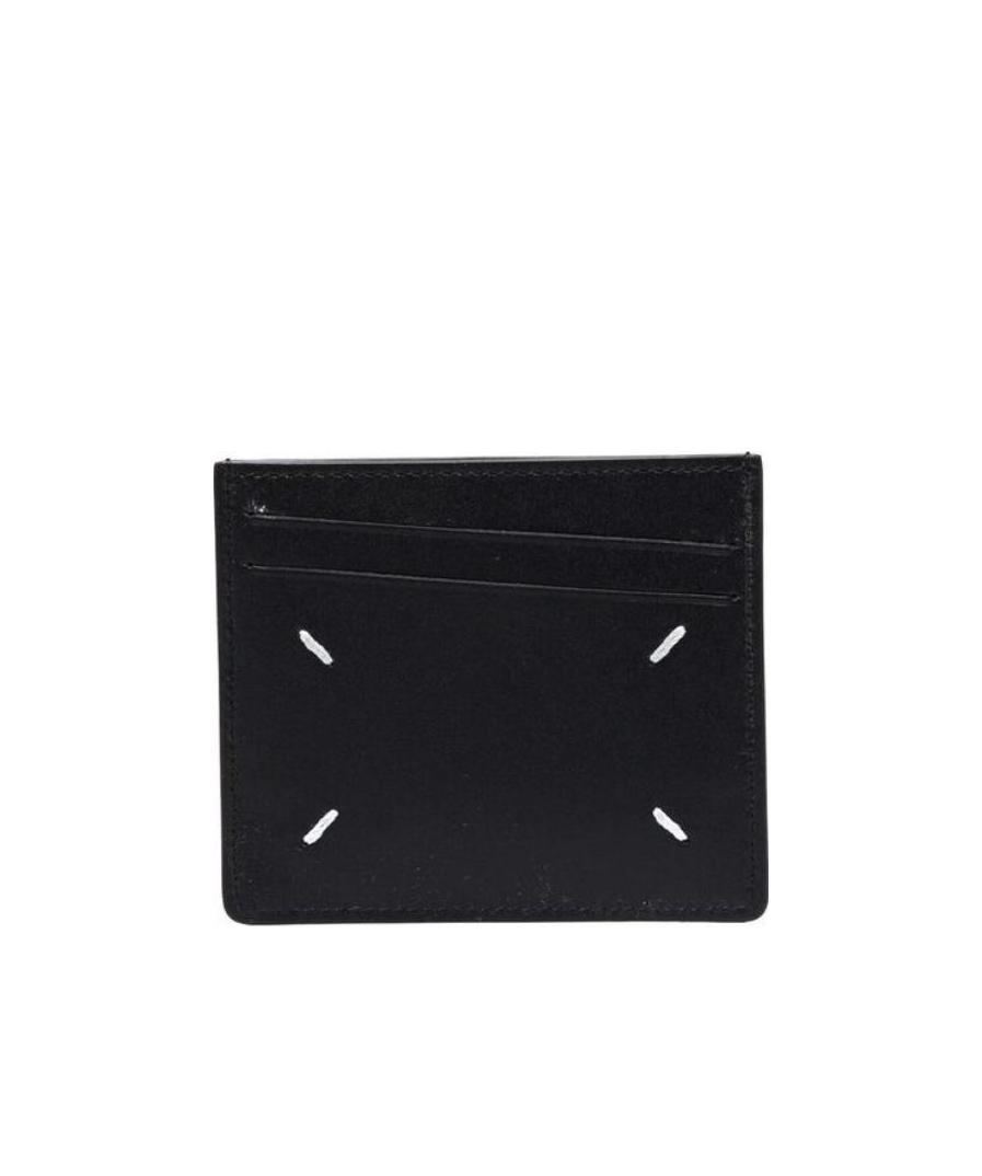 Maison Margiela Maison Martin Margiela Men Portacarte Four Stitches In Black