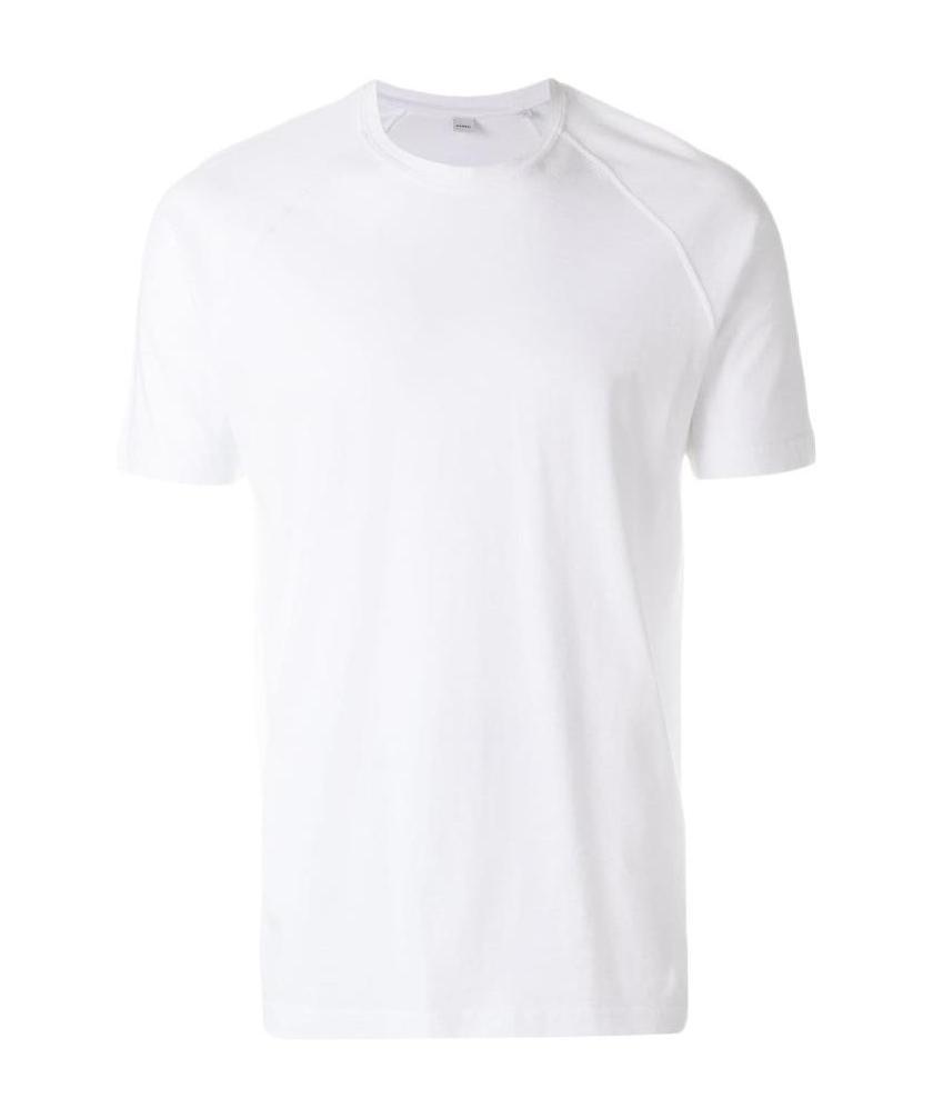 Shop Aspesi Crew Neck T-shirt In White