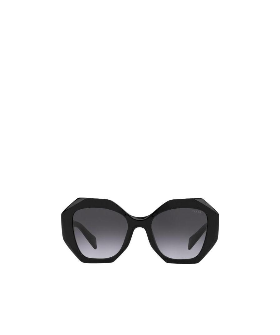 Shop Prada Eyewear Cat-eye Sunglasses In Black