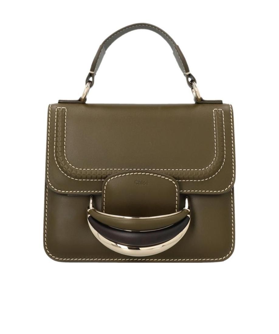 Chloé Small Strap Bag In Green