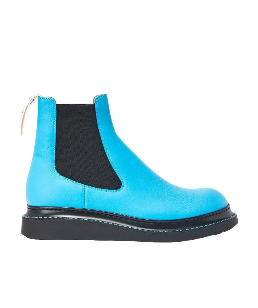 Loewe Logo Details Chelsea Boots In Black