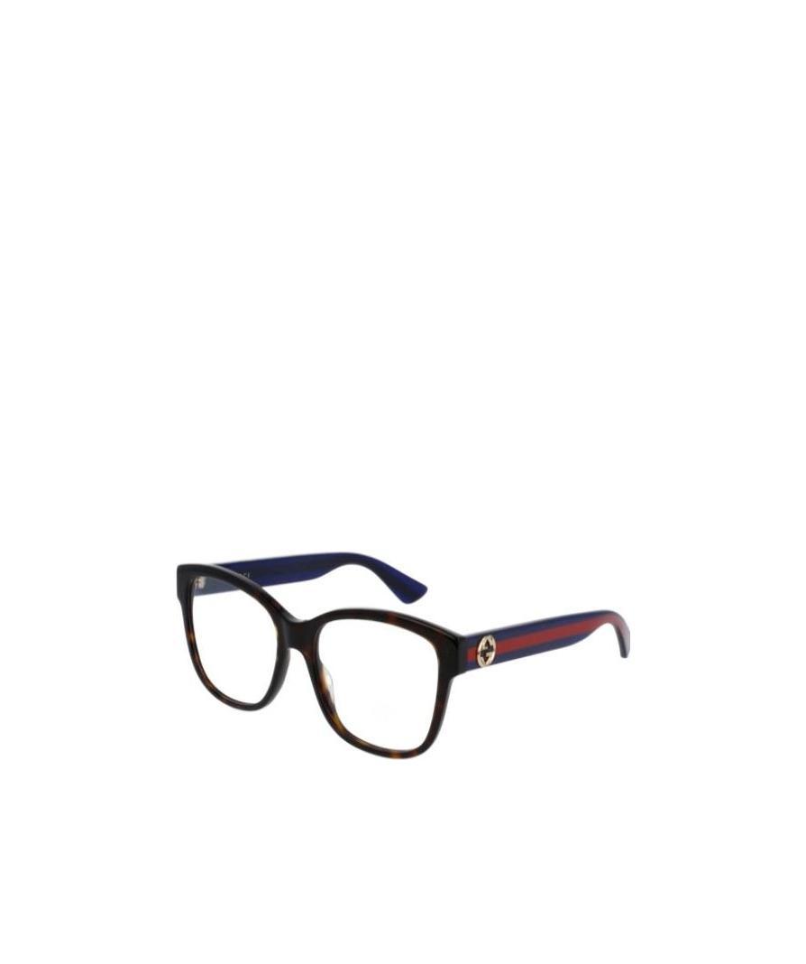 Gucci Eyewear Square Frame Glasses In Black