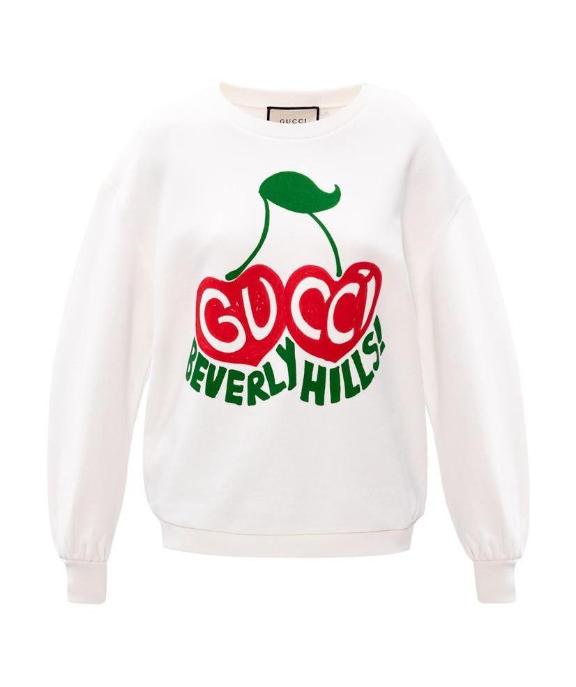 GUCCI CHERRY PRINT SWEATSHIRT