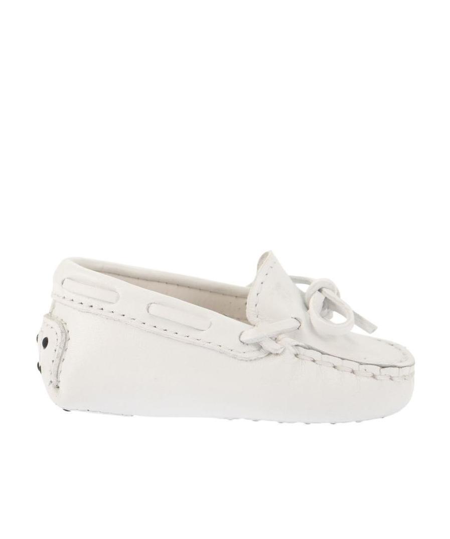 Tod's Round-headed Casual Shoes In White