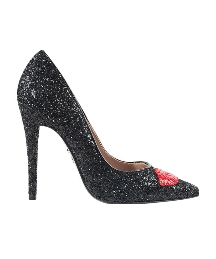 Chiara Ferragni Sequined High Heels In Black