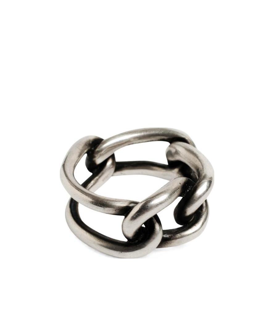 Werkstatt:münchen Chain Link Ring In Multicolor
