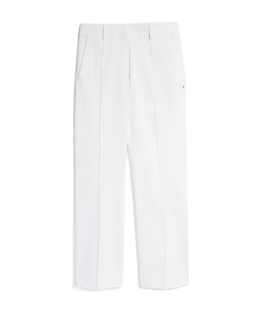 Sportmax Classe Mini Flared Trousers In White