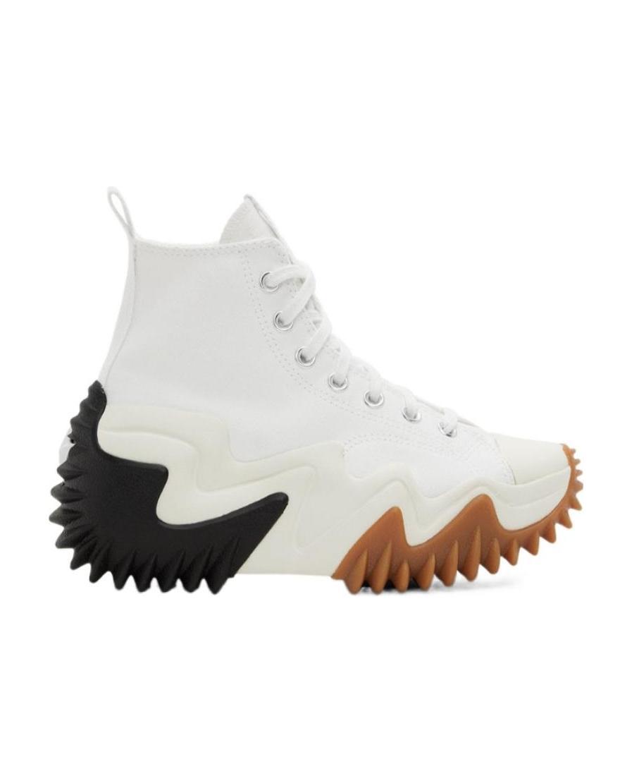 Converse Run Star Motion Chunky-sole Canvas Trainers In White