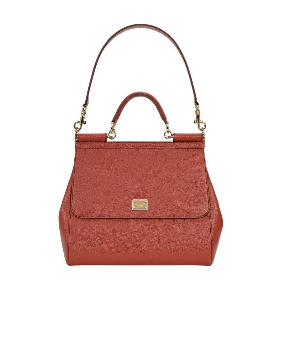 DOLCE & GABBANA LOGO DETAILS SHOULDER BAG