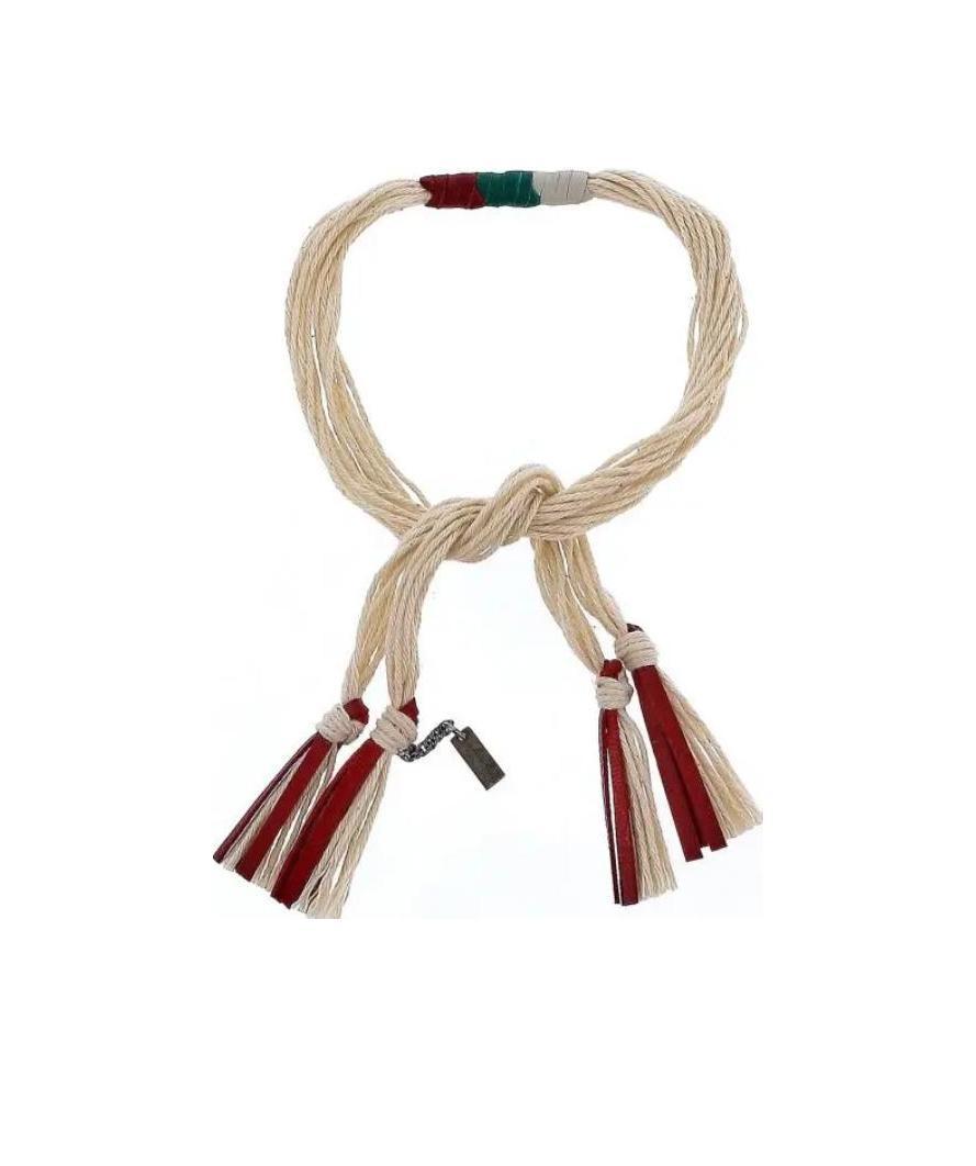 Shop Saint Laurent Colour-block Bracelet In Yellow