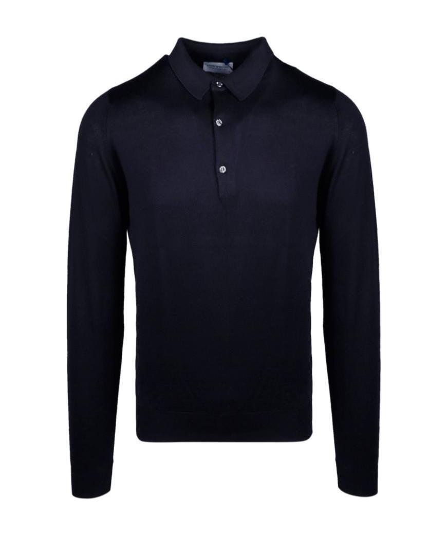 JOHN SMEDLEY JOHN SMEDLEY BRADWELL LONG SLEEVE POLO SHIRT