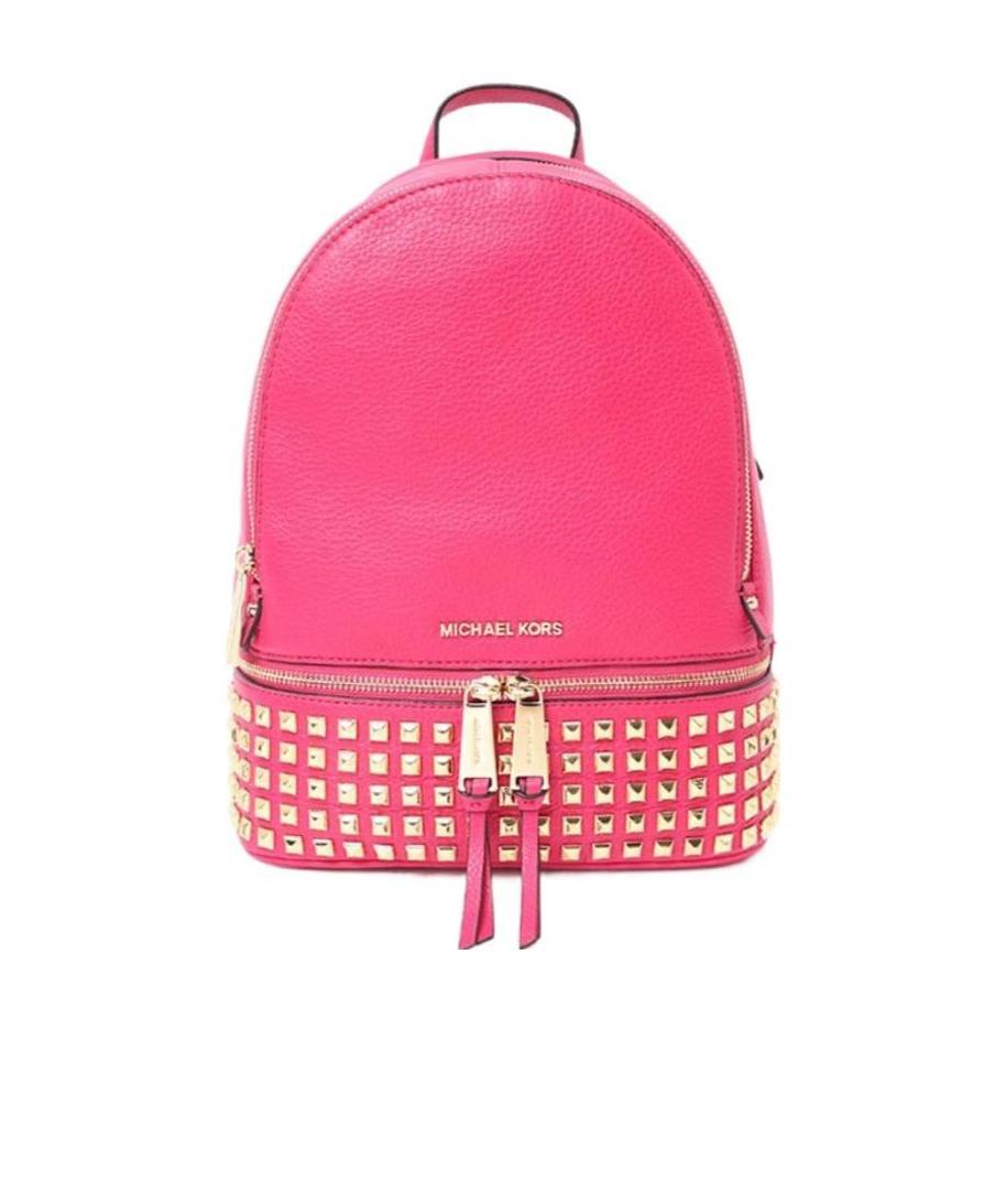 Michael Kors Rhea Large Backpack In Pink