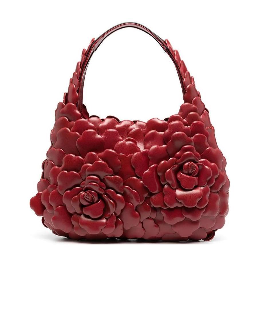 Valentino Small 03 Rose Edition Tote In Red