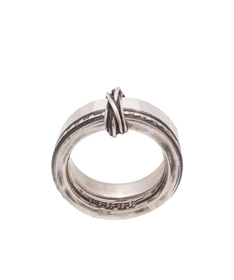 Werkstatt:münchen Connected Tape Ring In White