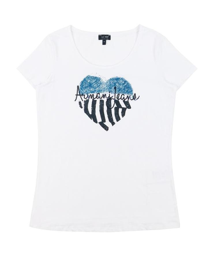 ARMANI JEANS ROUND-NECKED LOGO T-SHIRT