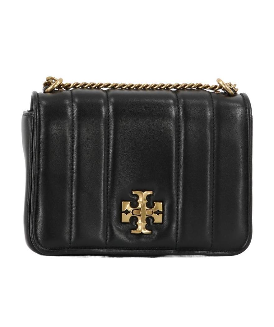 Tory Burch Kira Quilted Shoulder Bag In Black