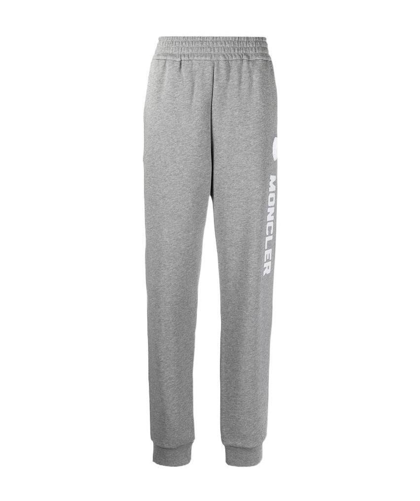 Moncler Logo-print Track Pants In Gray