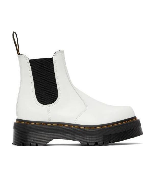 Dr. Martens' 2976 Quad Chelsea Boot In White