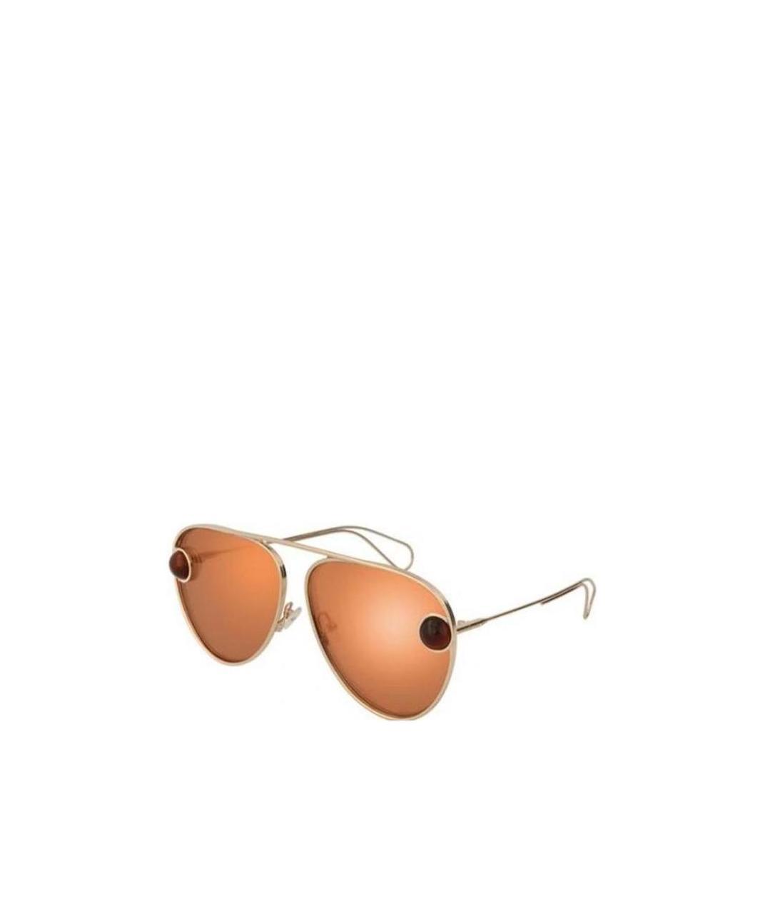 Christopher Kane Aviator Sunglasses In Brown